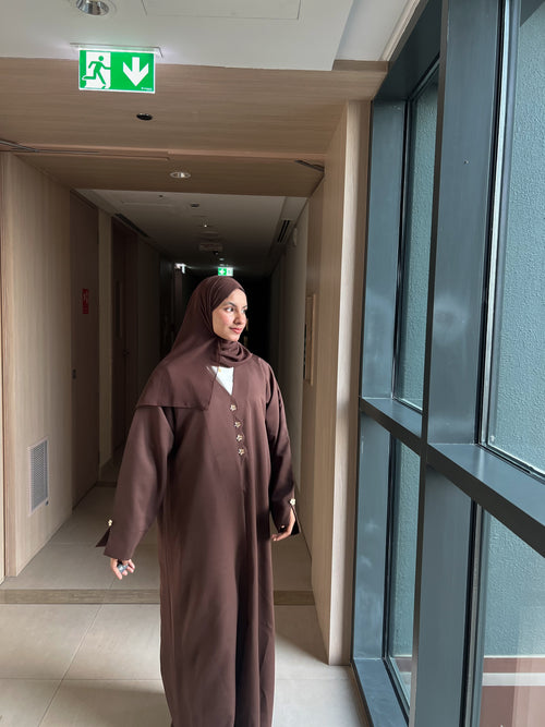 Brown Noir Abaya